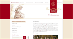 Desktop Screenshot of bestattungen-timm.de